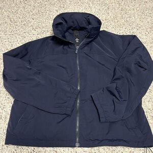 Lululemon Size 12 Navy Blue All Weather Jacket Like New